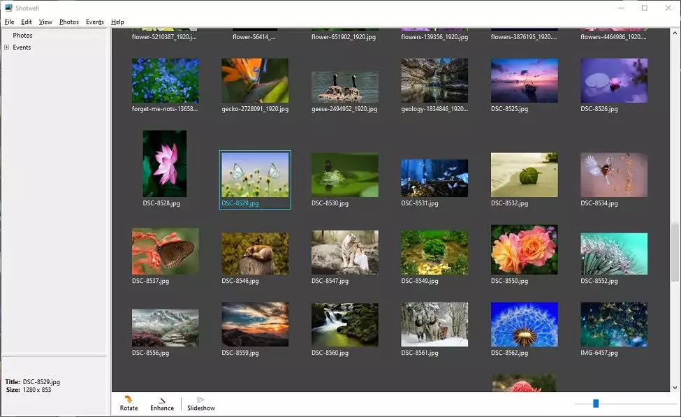 Shotwell - Software de organización de fotos para PC