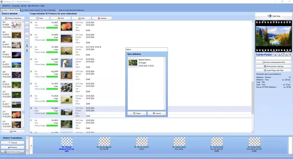 Logiciel diaporama Windows 10