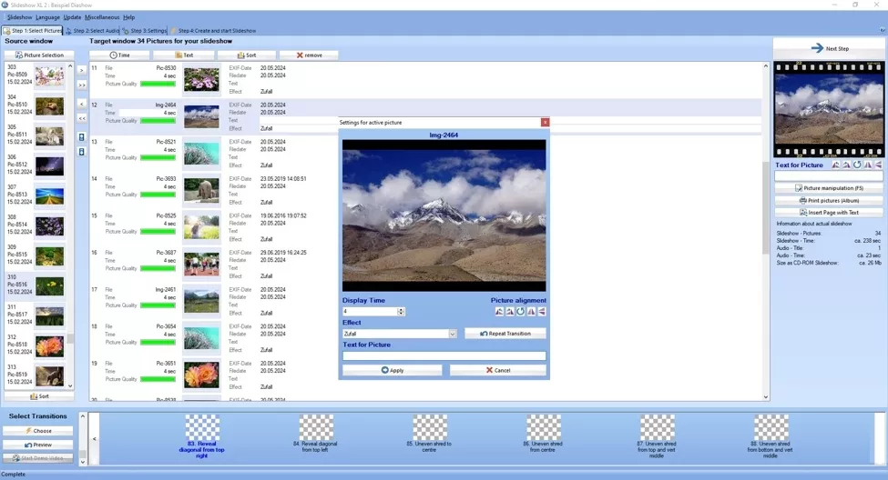 Logiciel diaporama Windows 11