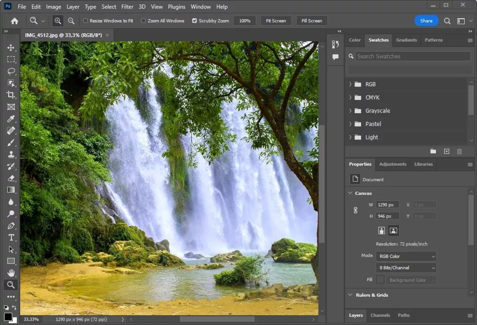 Bildredigerare Adobe Photoshop